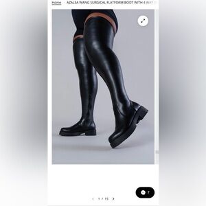 AKIRA thigh high boots . Size 7